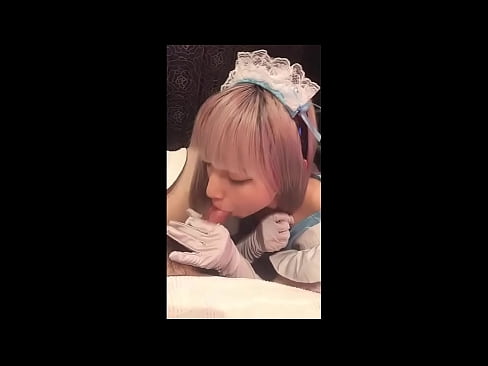 ❤️ Японы шүтээн [маюка], Францын үйлчлэгчийн хувцас, 1-р хэсэг, лосьоноор дарж, хөхрөх ❤️ Гэрийн порно манайд ❌